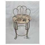 Upholstered vanity stool 18"  height