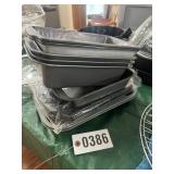 Grp of assorted aluminum loaf pans, mini muffin