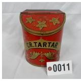 Antique Cream of Tartar / country store spice tin