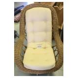 Wicker rocker chair