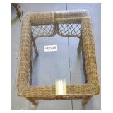 Square wicker table