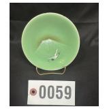 Vintage jadeite Fire King plate
