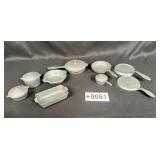Vintage child size cast iron cookware lot -