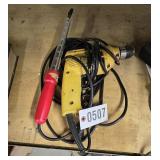 DeWalt electric drill and electric work light