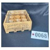 Vintage Star Egg Carriers & Trays Mfg. wood egg