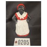 Vintage black 9" Americana chalkware figure