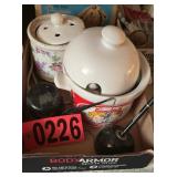 Desk pens and potpourri pots