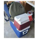 Stack of coolers