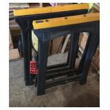 (2) folding saw horse juniors