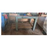Wood work bench with vice 6ft x 30in