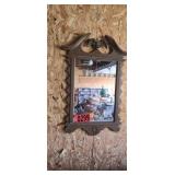 Early American wall mirror