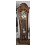 Oak Rigdeway Germany grandfather style clock 77in