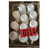 (11) Corning glass mugs