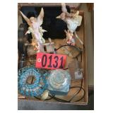 Angels and candle holders