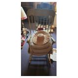 Wood rocking chair