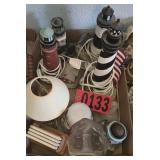 Assorted lighthouse collectibles