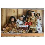 (5) Indian dolls