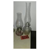(2) Karosene lamps