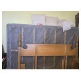 Double frame, mattress, springs and headboard