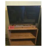 Small Vizio TV and stand