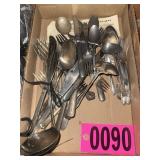 Assorted flatware and utensils