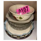 Stack Assort. Serving dishes