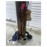 Bird Houses and Water Cans