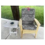 Patio PlasticTable and Chair