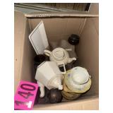 Assorted Pottery and glass