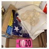Table Cloth and paper bags