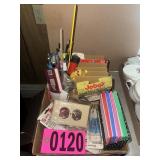 Box of Desk Supplies