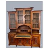 2-pc walnut Buffet dining room server combo with
