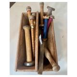 Small tool caddy with spools