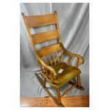 Heavy ladder-back Rocker