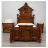 "The Lincoln Bed" 4pc Bedroom Suite; 1)Bed 8.5 ft