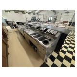 Stainless steel soda and ice cream station
