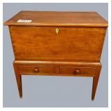 Cherry dove-tail proof/dough box on stand with