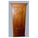 Oak 8-panel bevelled door wardrobe 78in x 34in x