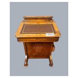 Inlaid child sized Writing Desk with pencil box,
