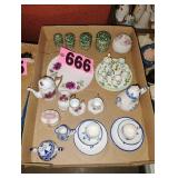 Flat of Assorted Mini Tea Sets / Jars