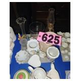 Flat of Vases / Oil Lamp