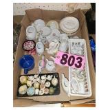 Flat of Assorted Mini Tea Sets / Plates