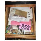 Contents of Drawer - Assorted Craft Supplies