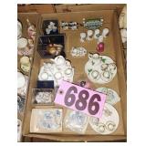 Flat of Thimbles / Tea Sets (Mini)