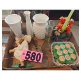 Flat of Vases / Assorted Decor