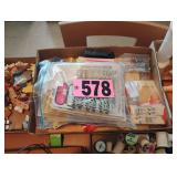 Flat of Clock Numbers / Assorted Clock Parts
