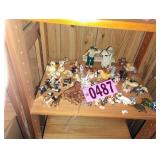Contents of shelf - Assorted Mini Animals