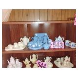 Contents of shelf - Assorted Mini Tea Sets