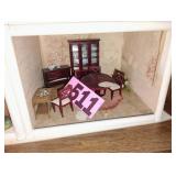 Box of Mini Doll Furniture