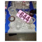 Assorted Mini Clear Glass Jars